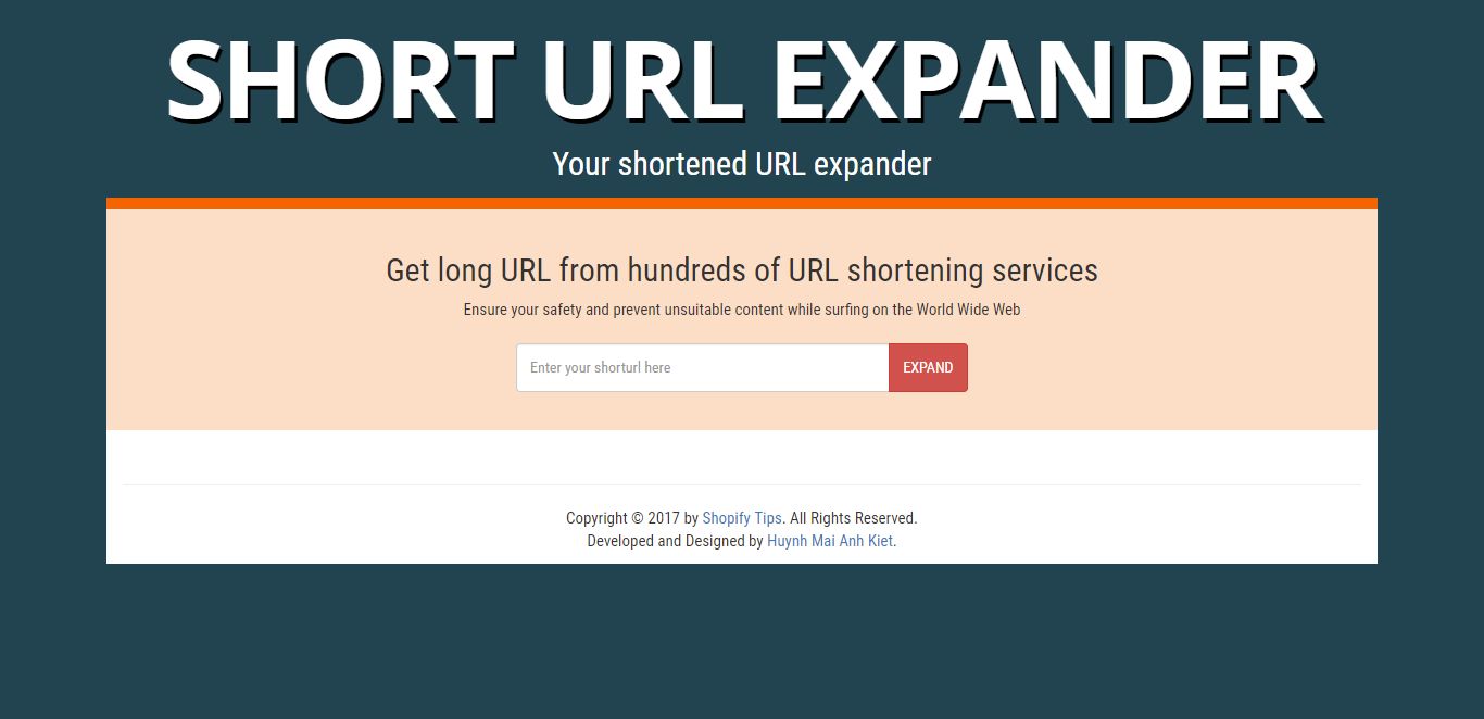 Short URL Expander PHP Script by Huynhmaianhkiet | Codester