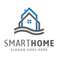 Smart Home - Logo Template