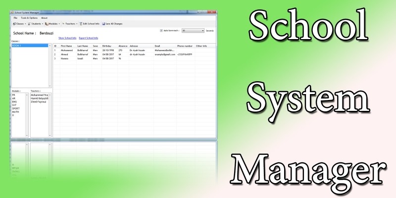 School System Manager