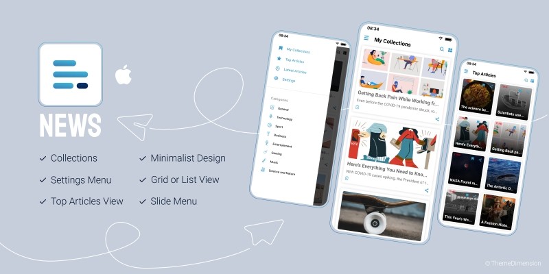 NewsAmp - Swift News Application