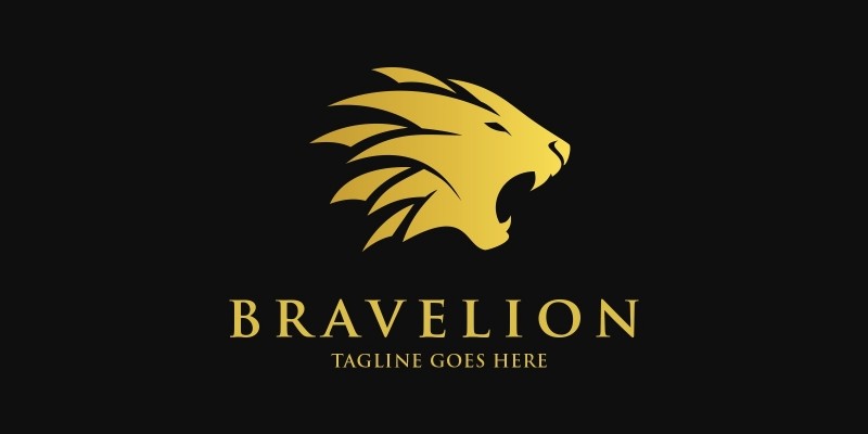 Brave Lion Logo Template