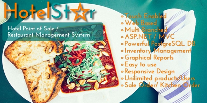 HotelStar Point of Sale and Restaurant Management 