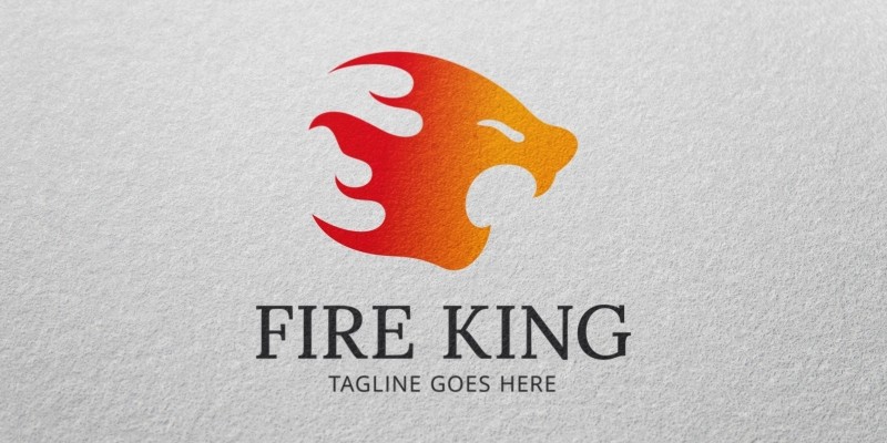 Fire King - Logo template