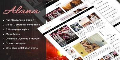 Alana -  WordPress Blog Magazine Theme