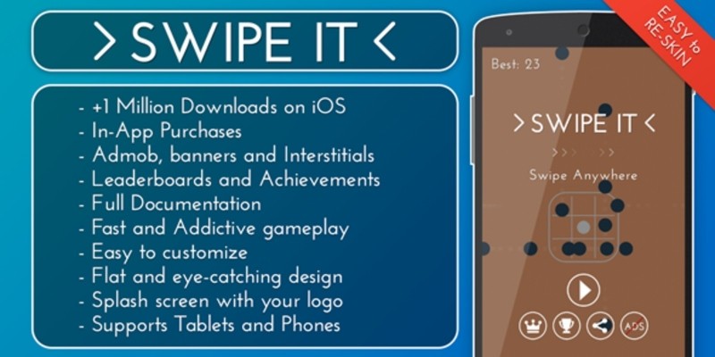 Swipe It - Android Game Source Code