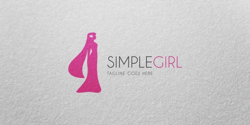 Simple Girl - Logo Template