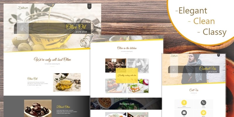 Olive Zaitun - HTML Website Template