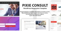Pixie Consulting - WordPress Responsive Theme Screenshot 1