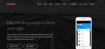 Samrat - Responsive Bootstrap 4 App Landing Page Screenshot 1