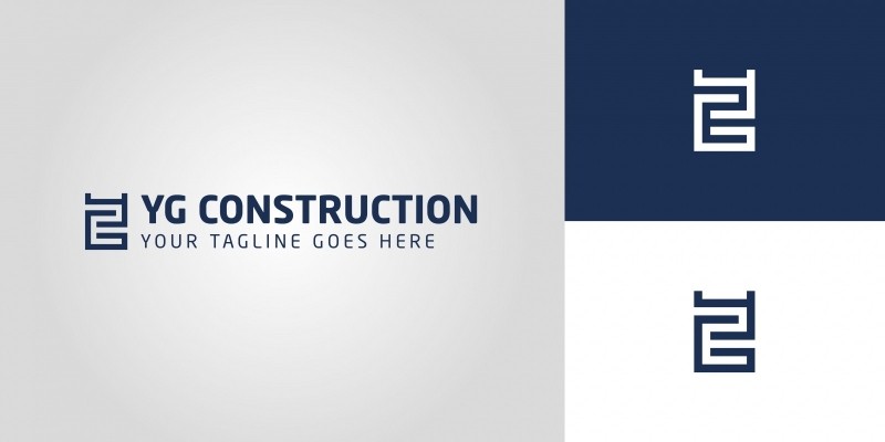YG Construction  ​Logo Template​