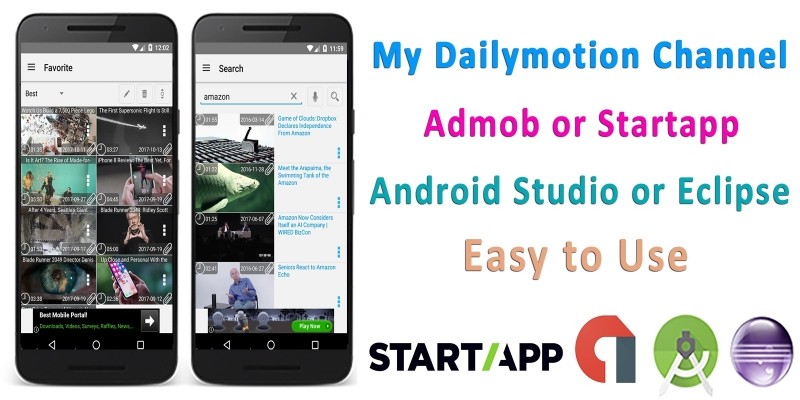 My Dailymotion Channel - Android Source Code