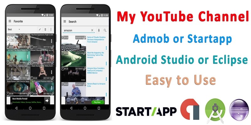 My YouTube Channel - Android Source Code