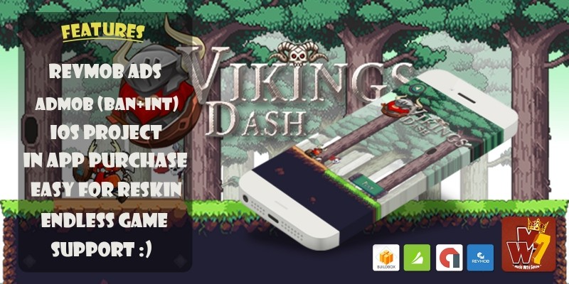 Viking Dash - iOS Xcode And Buildbox Project