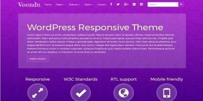 Voondu - Responsive WordPress Theme