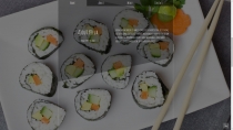 Sushi Restaurant Template Screenshot 2