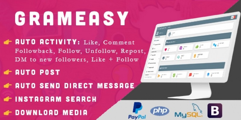 GramEasy - Instagram Automatic Tool PHP