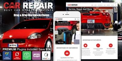 Car Repair - Auto Mechanic WordPress Theme