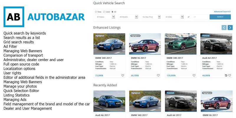 Autobazar - Laravel Car Classifieds Platform