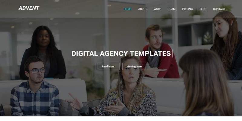Advent - One Page MultiPurpose HTML5 Template