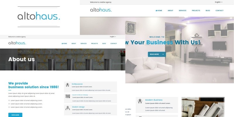 Altohaus - Architecture and Business HTML Template