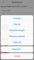 Shopping List App - Cordova Template Screenshot 2
