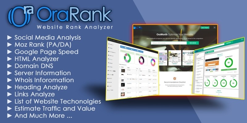 OraRank - Website Rank And Value Analyzer