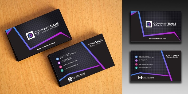 Clean And Simple Business Card Template