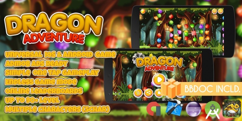 Dragon Adventure - Android iOS Buildbox Project