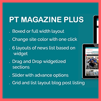 PT Magazine Plus WordPress Theme