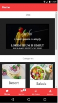 Foody Ionic 3 Full Restaurant App With PHP Backend Screenshot 1
