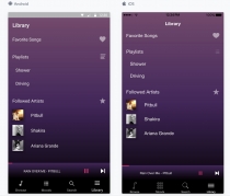 FireSpotify - Spotify Clone App Ionic 3 Screenshot 5