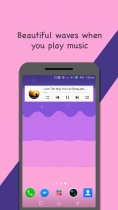 Wavie - Music Live Wallpaper Android Template Screenshot 5