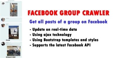 Facebook Group Crawler PHP Script