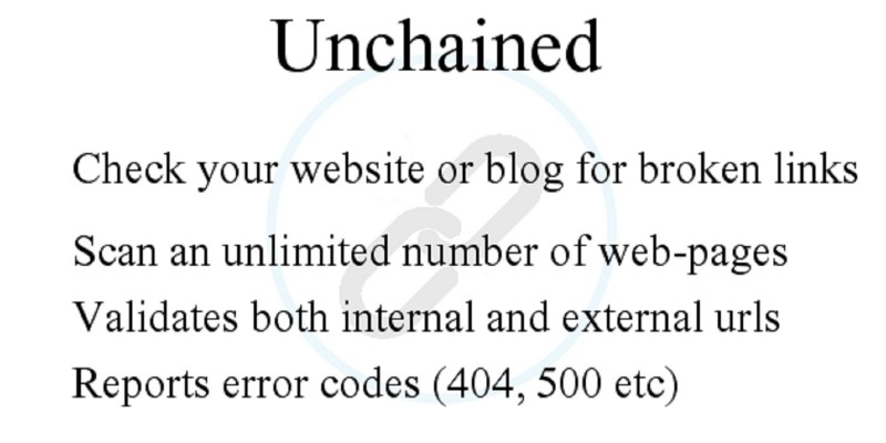 Unchain - Broken Link Checker PHP