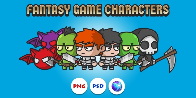 Fantasy Game Characters Pack