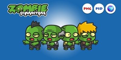 Mini Zombie Characters