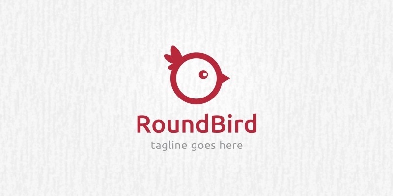 Round Bird - Logo Template