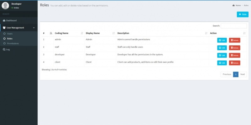 User Management System - Laravel