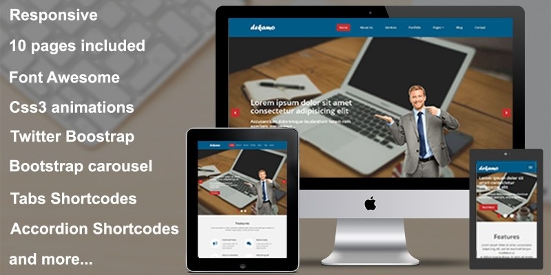 Dekamo - Responsive Multipurpose Business Template