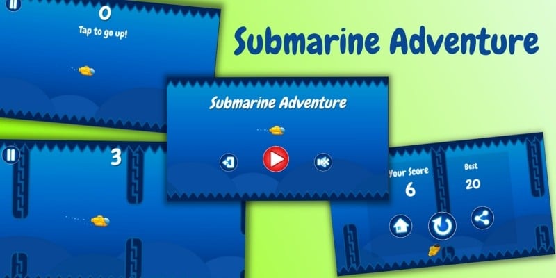 Submarine Adventure - Unity Game Source Code