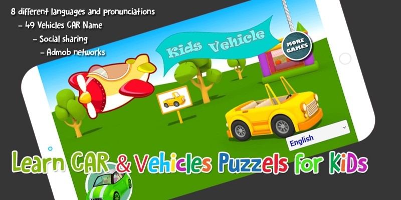 Learn Vehicles Names For Kids - Full Unity Project