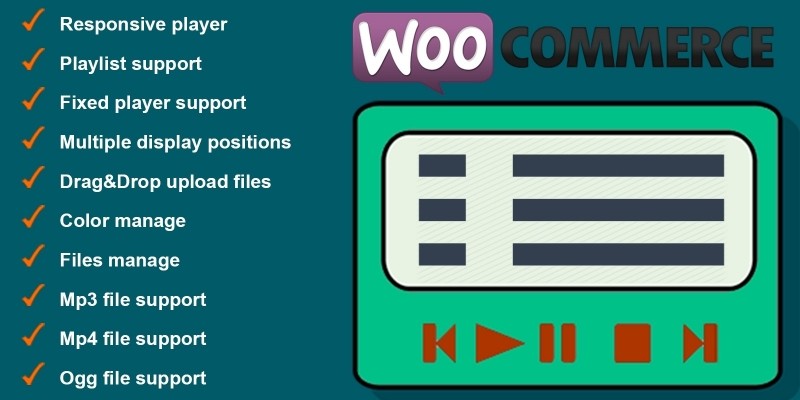 Music Player for WooCommerce