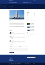 Marina Yacht Charter  - PSD Template Screenshot 8