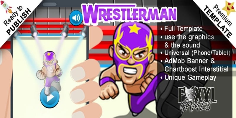 Wrestlerman - Buildbox Template 