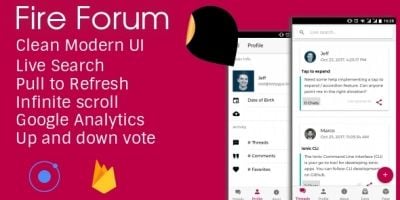 Fire Forum - Ionic Firebase Forum App Source Code