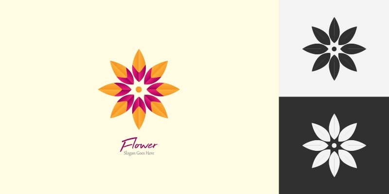 Flower Logo Template