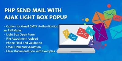 Php Send Mail With Ajax Light Box Popup 