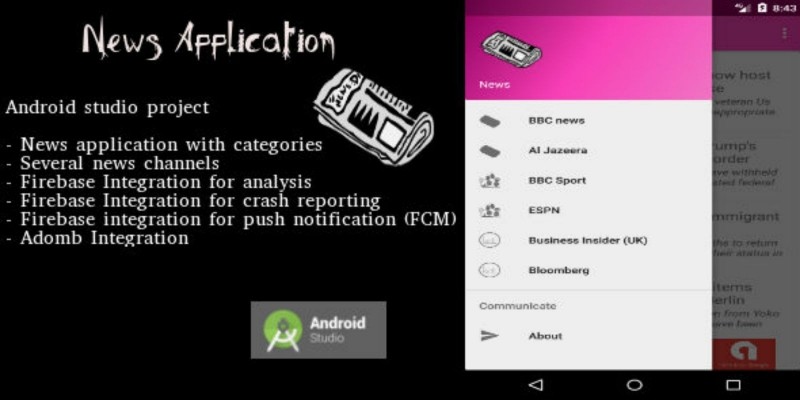 News Application - Android Source Code