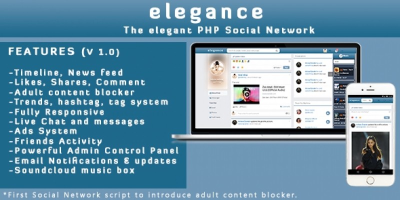 Elegance - The Elegant PHP Social Network Platform