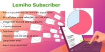 Lemiho Subscriber -WordPress Plugin Screenshot 1